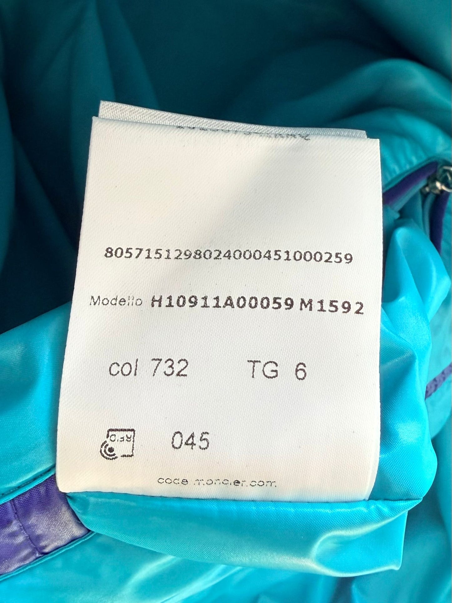 Moncler Blue Ragot Hooded Padded Gilet - Size: 6 (26''ptp)