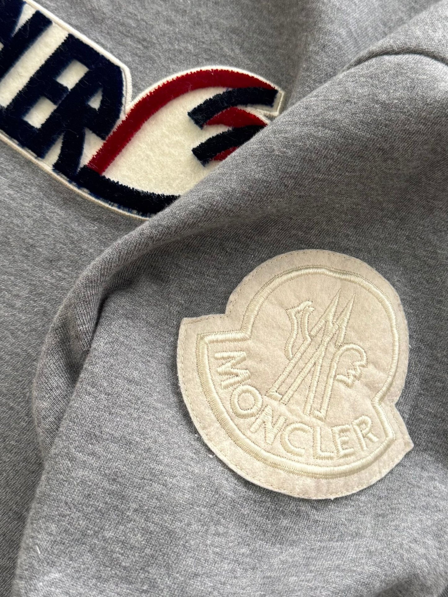 Moncler Maglia Genius 2 Moncler 1952 Grey Sweater - Size: XXL (24'' ptp)