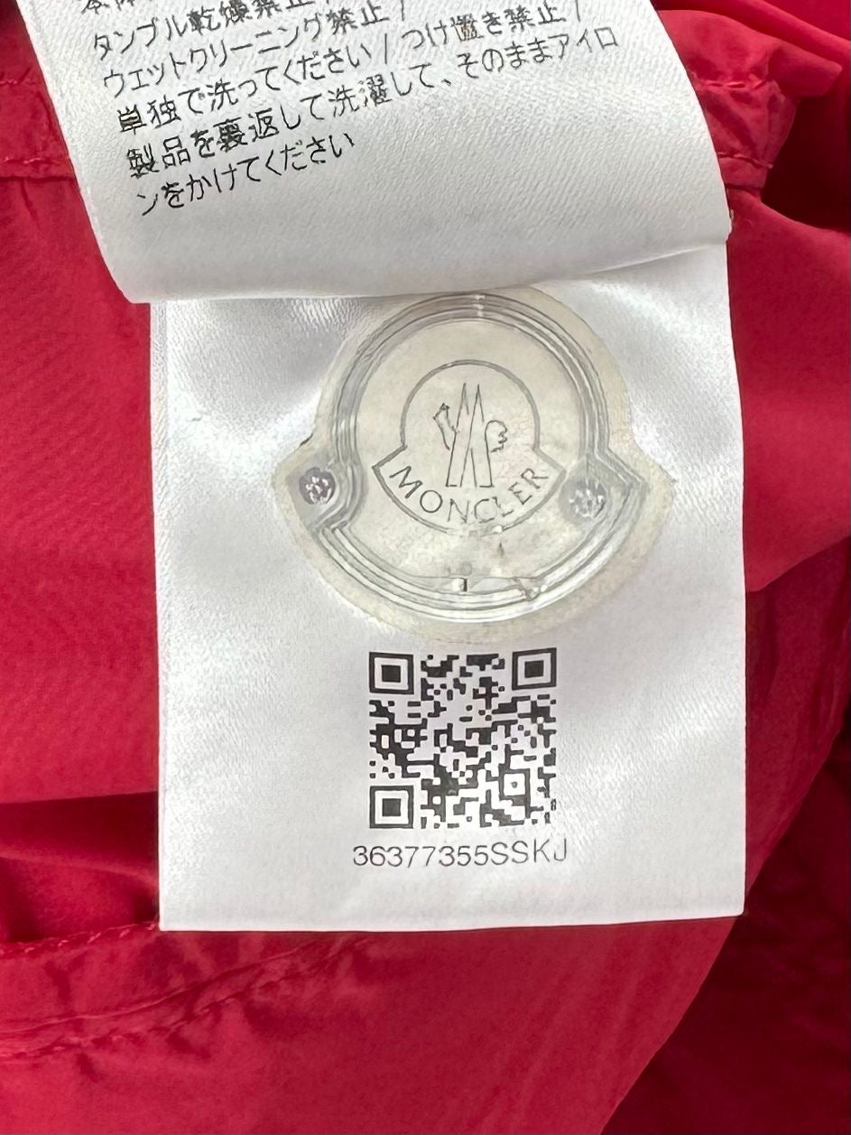 Moncler Red Feyence Jacket - Size 3 - PTP 25.5” - Fits XL / XXL