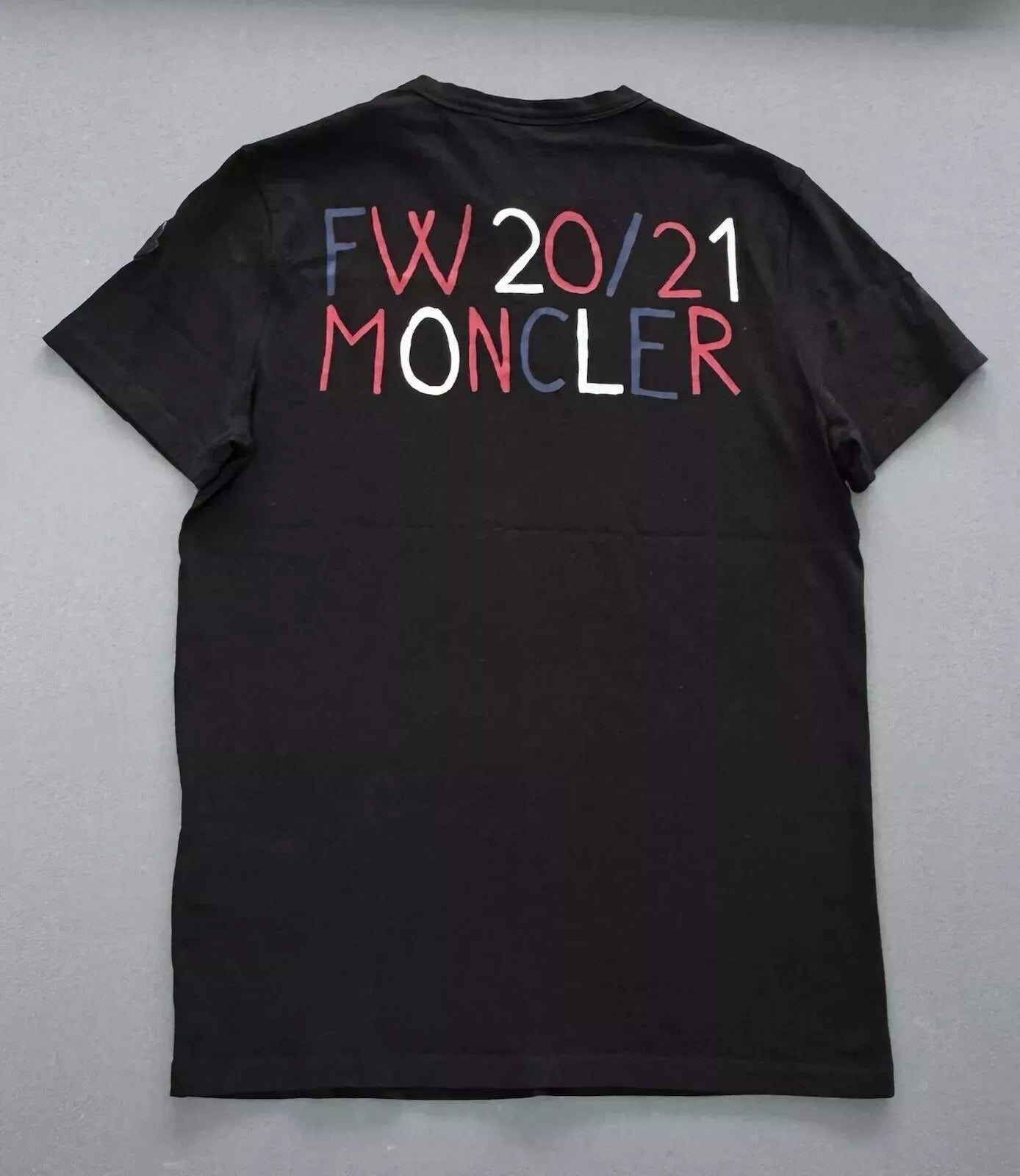 Moncler Genius 2 Black 1952 Logo T Shirt - Small(19.5” PTP)