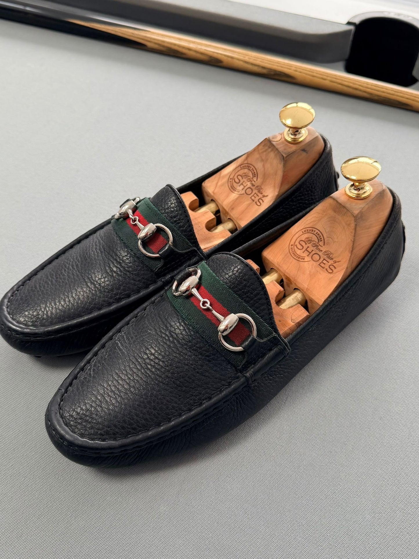 Gucci Horsebit Black Loafers - Size UK6 (EU40)