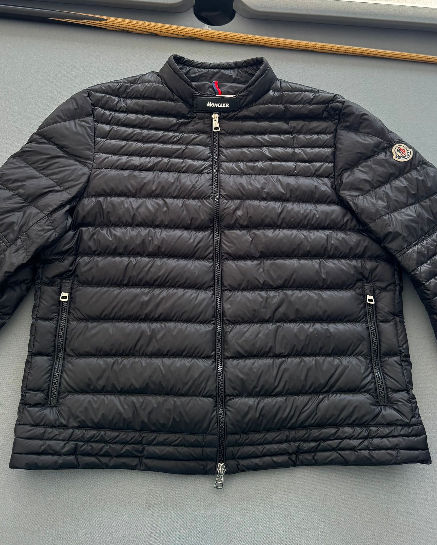 Moncler Kavir Black Jacket - Size 6 - PTP 24.5”