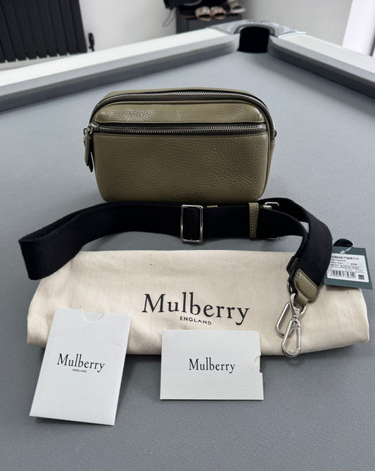 Mulberry Khaki Urban Reporter Messenger Bag