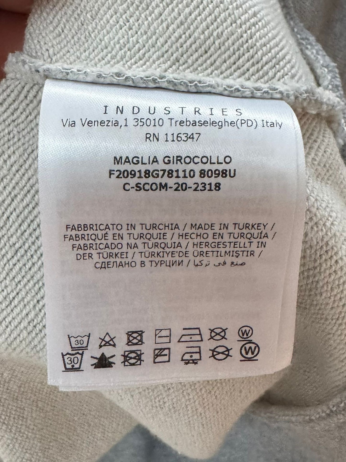 Moncler Grey Mountain Graphic Sweatshirt - XL - 23.5'' PTP