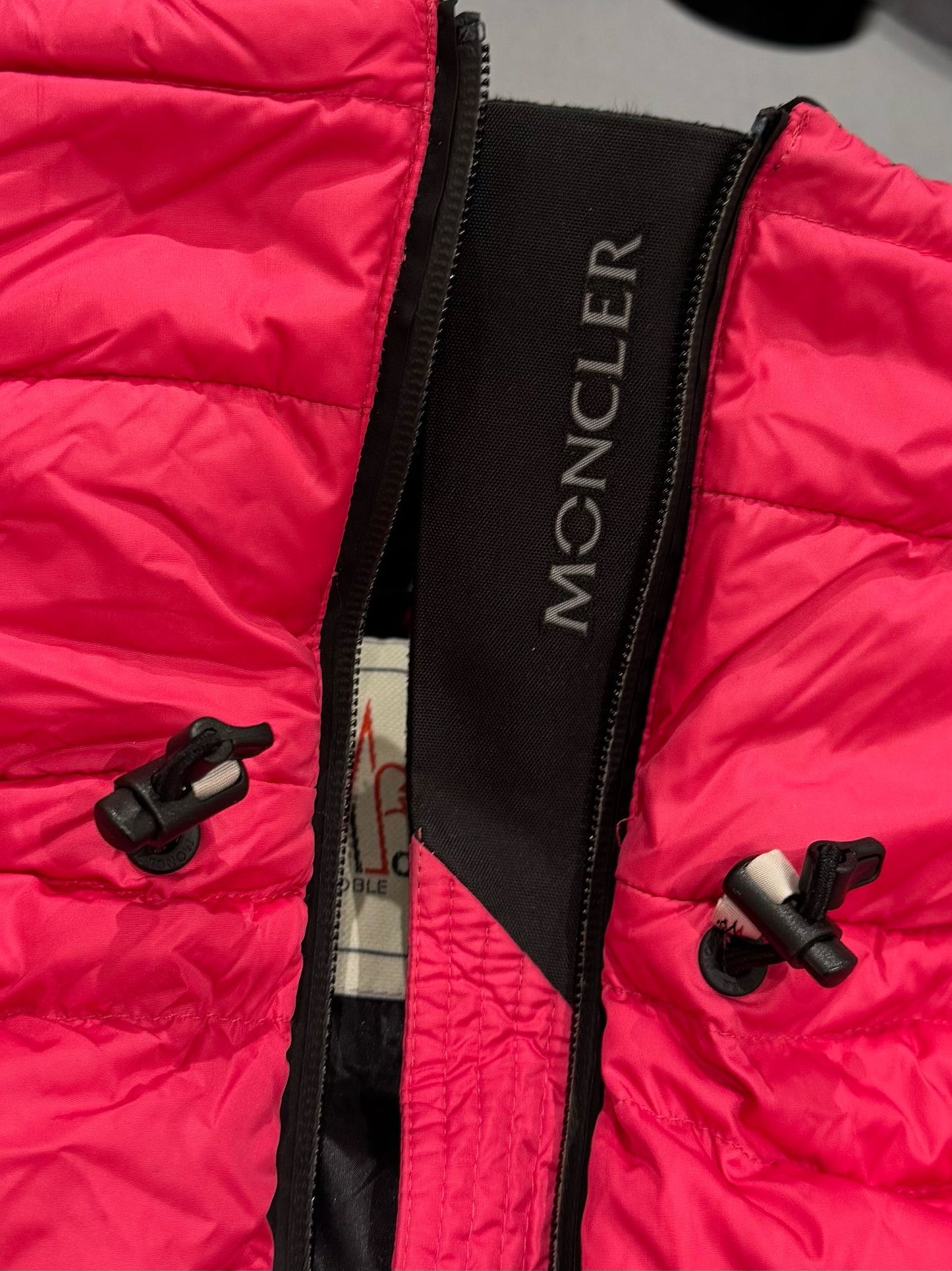 Moncler Grenoble Vonne Pink Down Jacket - Size 2 - Fits UK 10