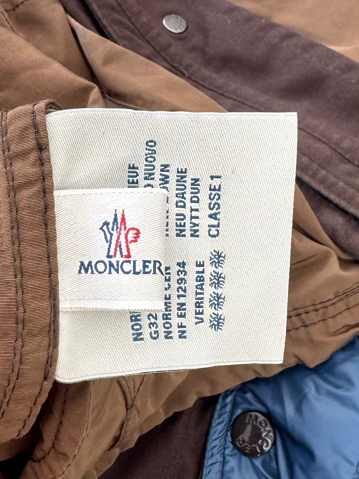 Moncler Mortiz Brown/ Tan Gilet - Size: 1 (Small/Medium) 20'' ptp