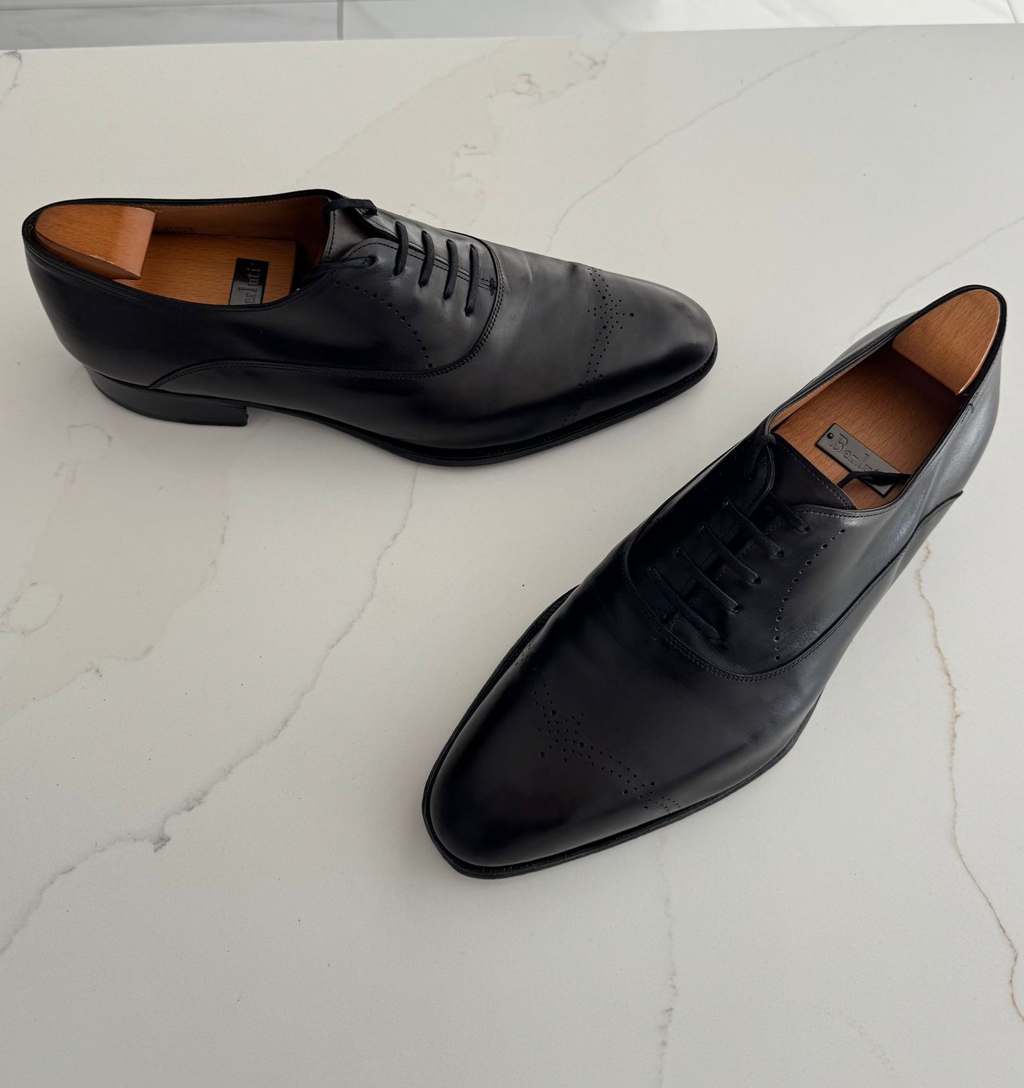 John Lobb Men’s Ascot Oxford Lace-up Shoes Black - UK 9 - EU 43