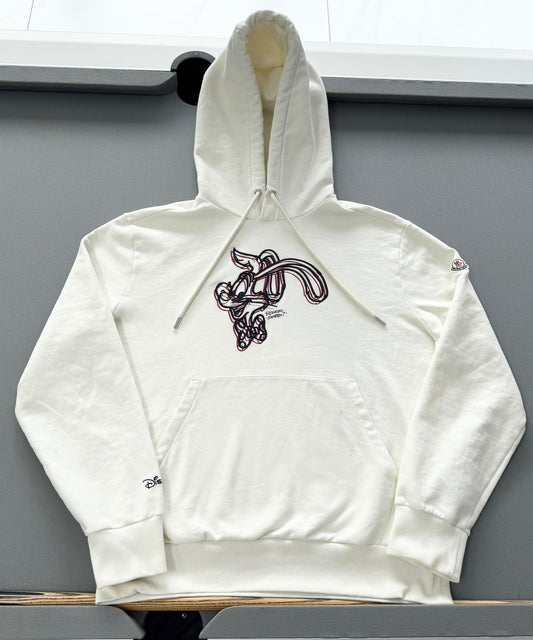 Moncler x Disney Roger Rabbit Brand-Print Cotton-Jersey Hoodie(XL- 25.5''ptp)