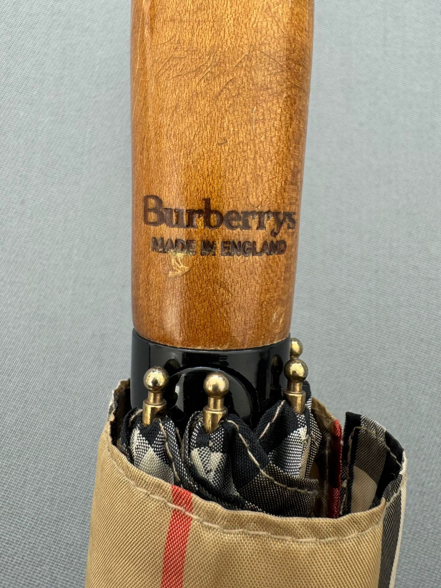 Burberry's Of London Nova Check Vintage Umbrella