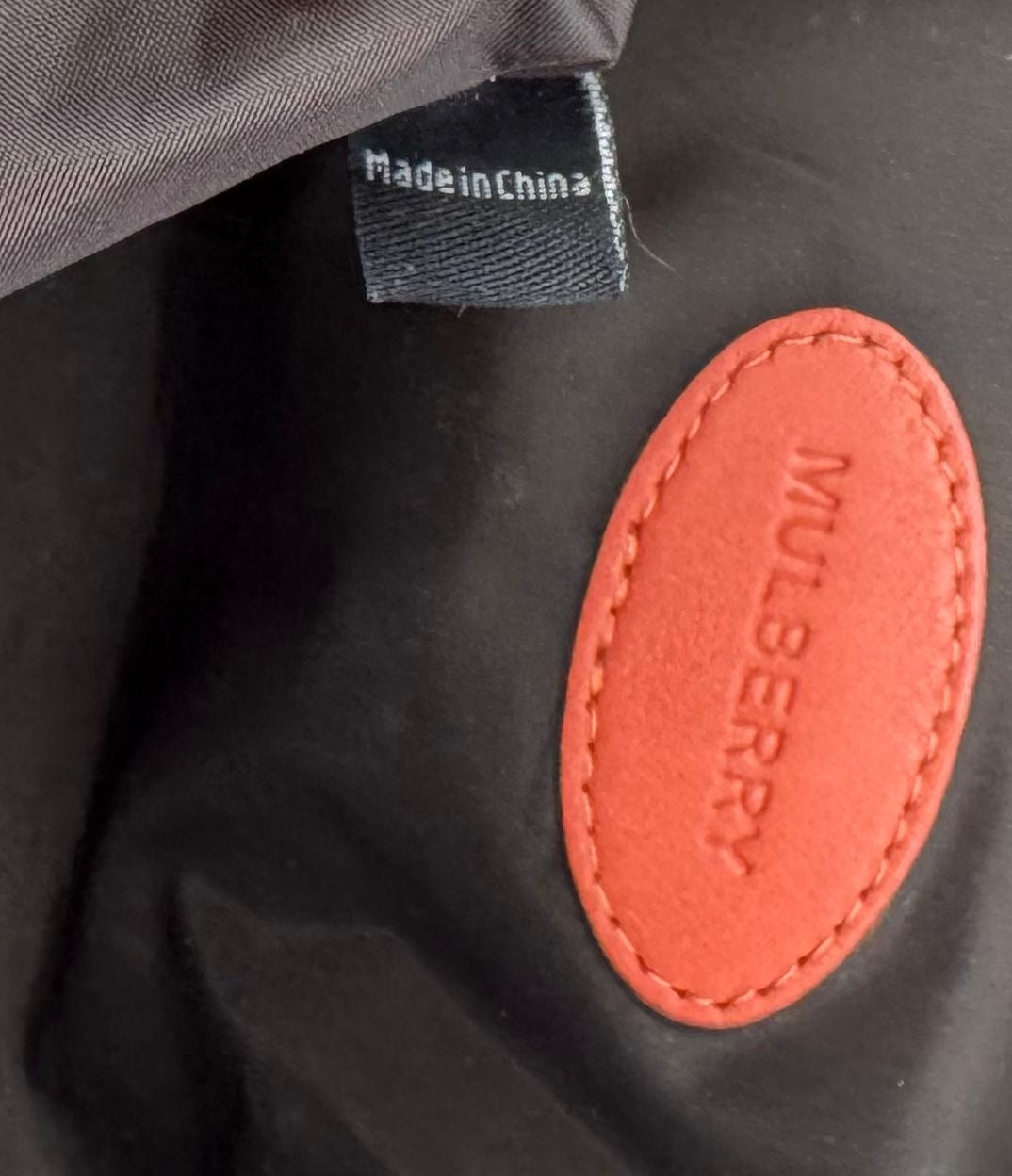 Mulberry Coral Leather Wash Bag