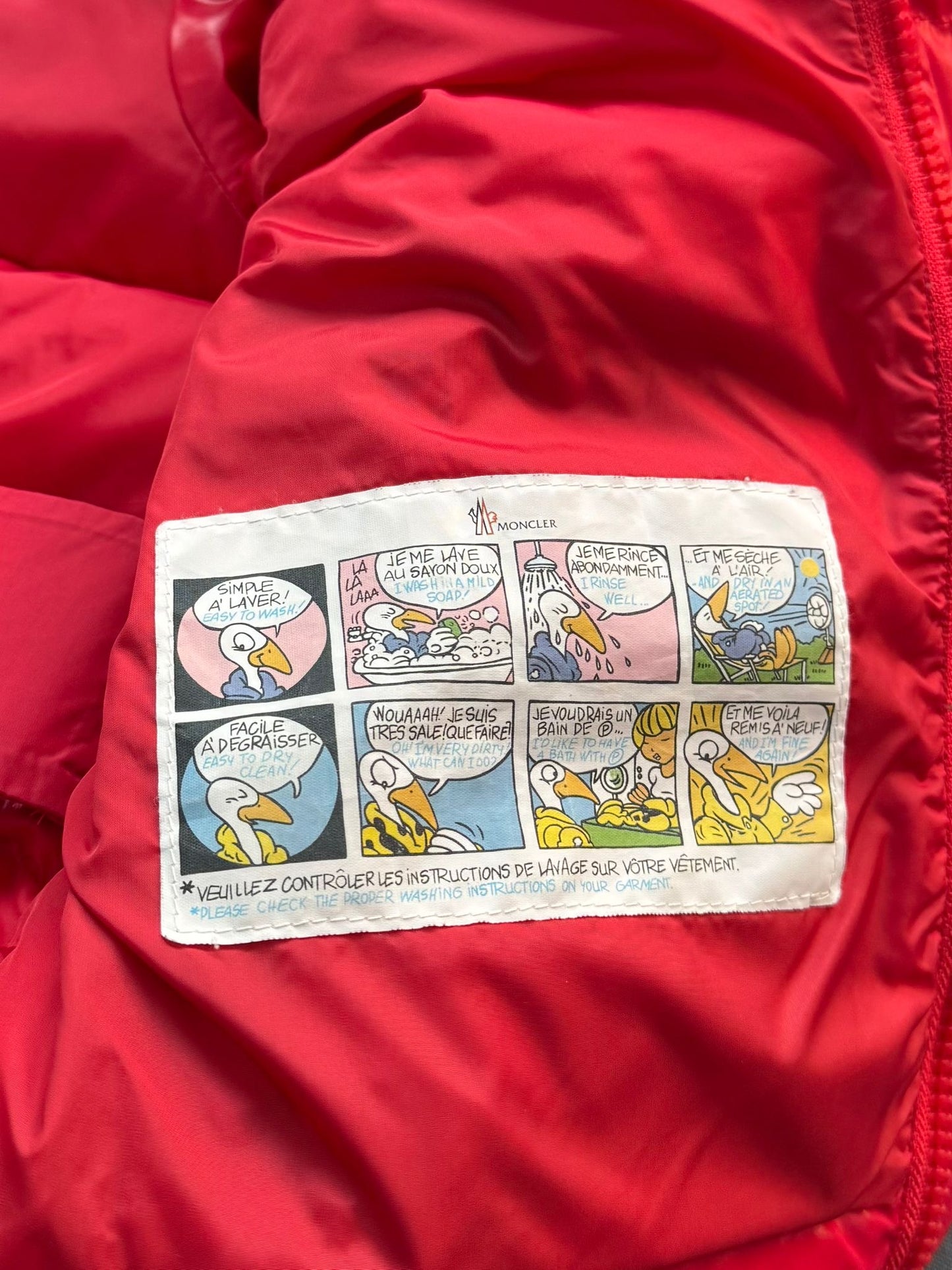 Moncler Red Tib Down Gilet - Age 10