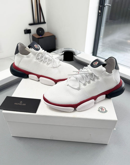 Moncler White Bubble Trainers - UK8 (EU42) Fit UK 9