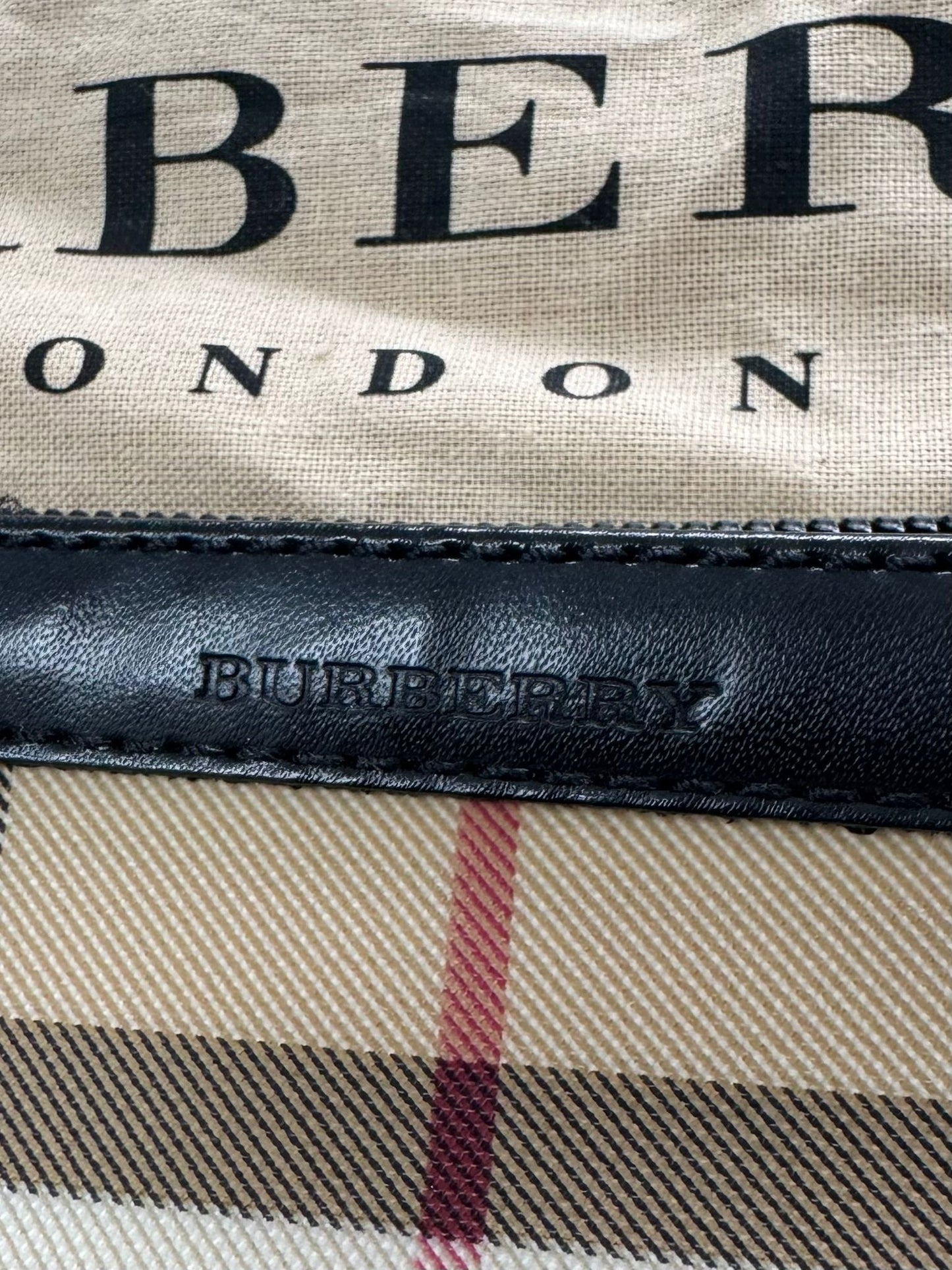 Burberry Check Mini Wristlet Pochette Bag