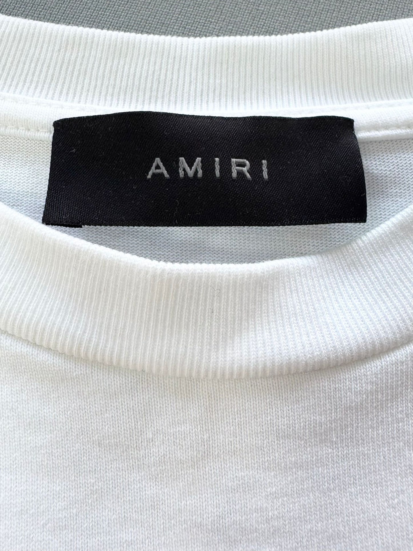 Amiri MA Drip College T Shirt - XL (23.5'' PTP)