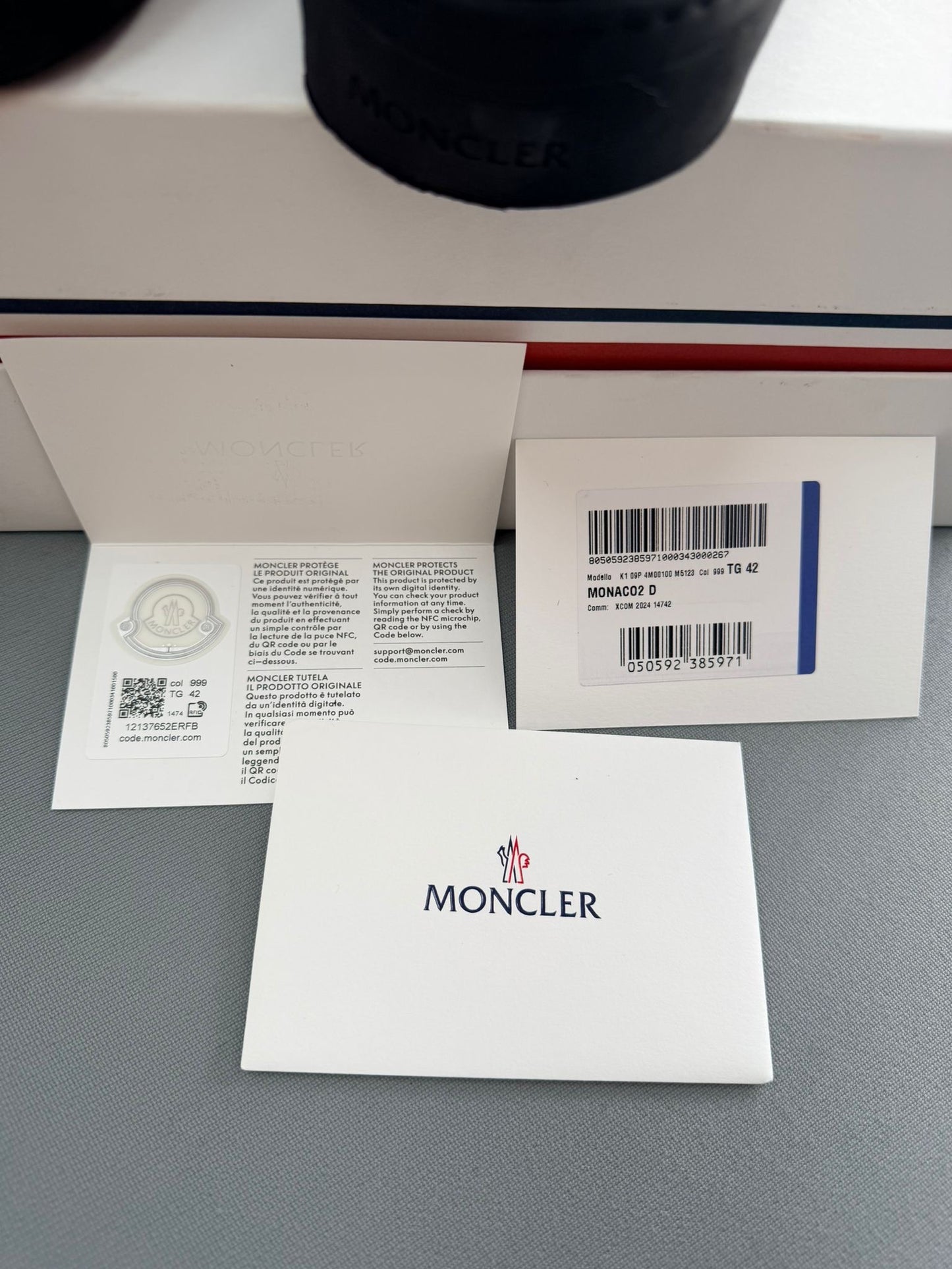 Moncler Monaco 2 Low Top Trainers Black UK8 EU42 – Authentic Pre-Loved UK | Westin High End