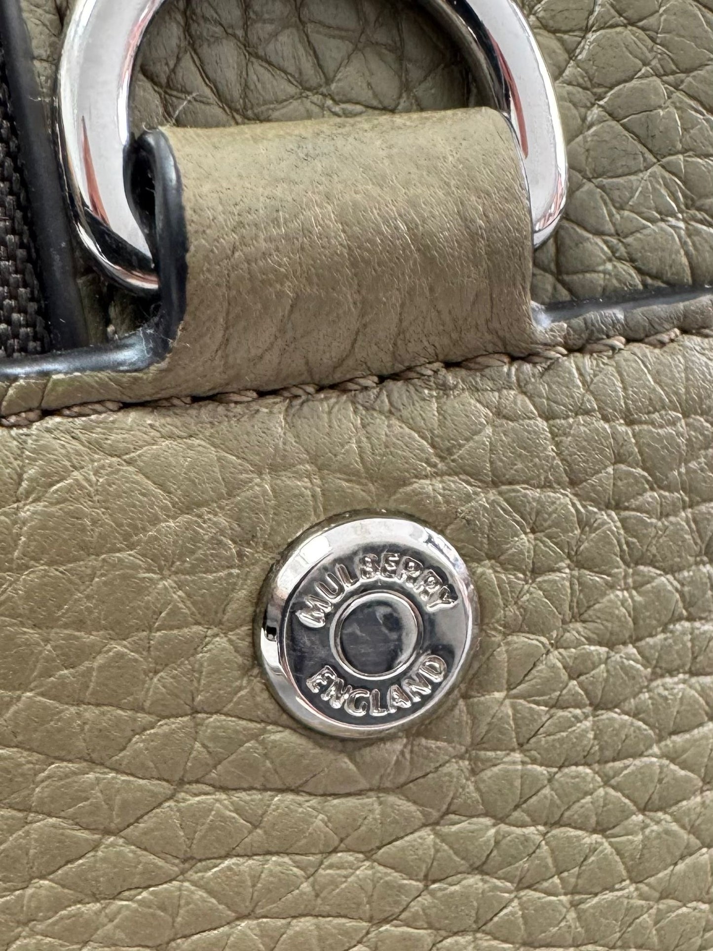 Mulberry Khaki Urban Reporter Messenger Bag