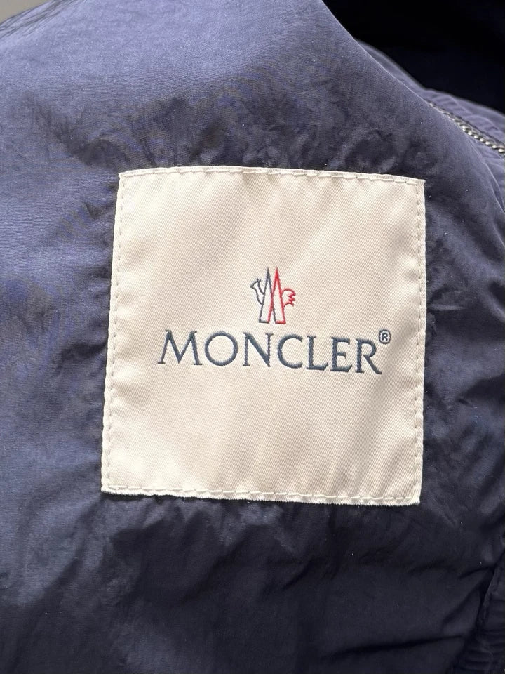 Moncler Saut Red, White & Blue Nylon Hooded Jacket - Size 3 (23.5''ptp)
