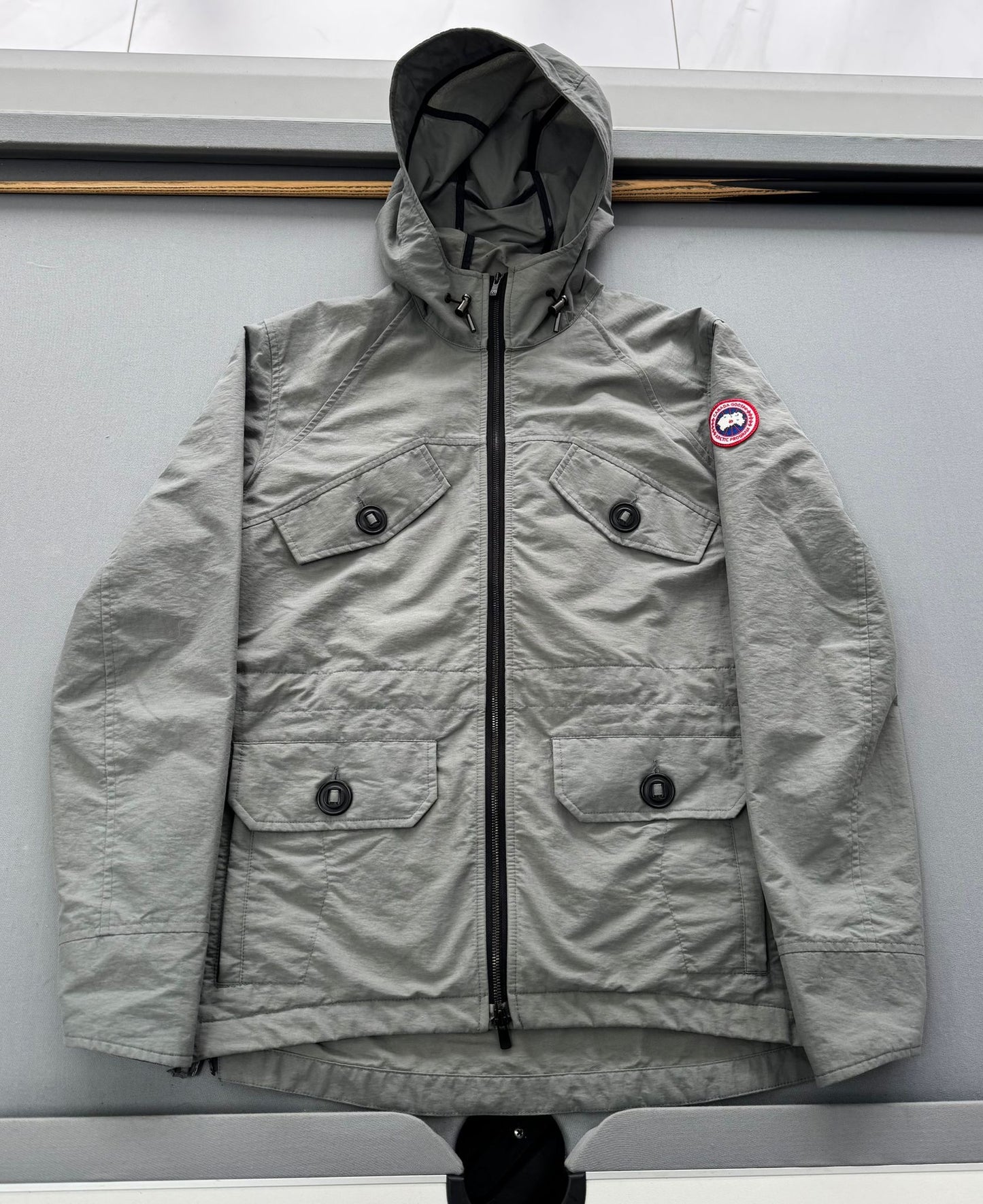 Canada Goose Redstone Grey Jacket - Medium (22''ptp)