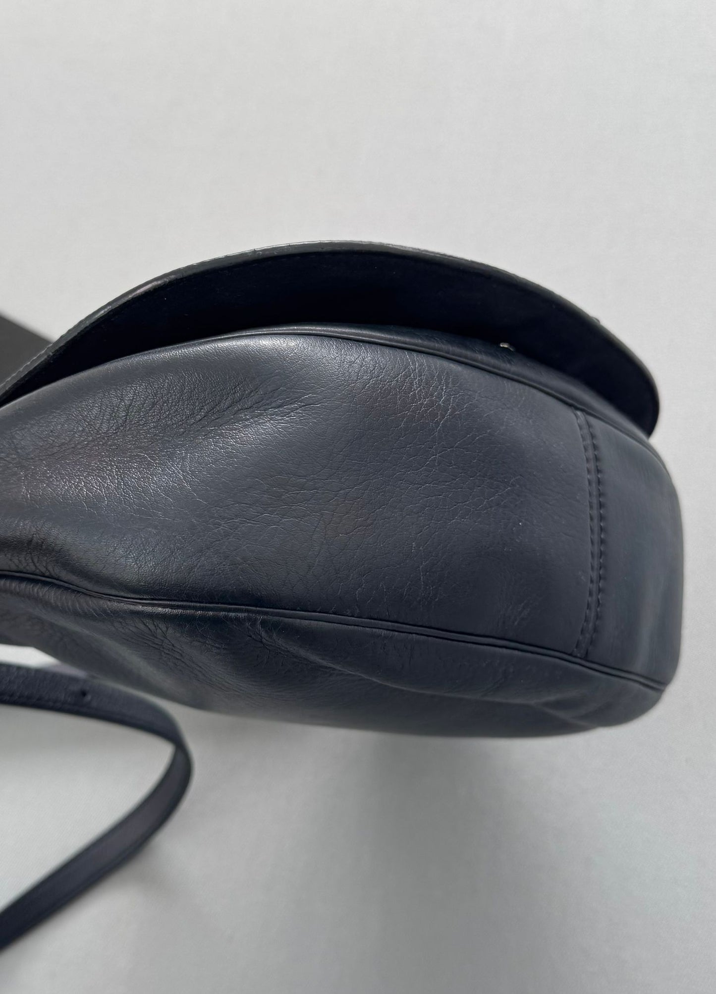 Mulberry Navy Regal Blue Leather Tessie Satchel