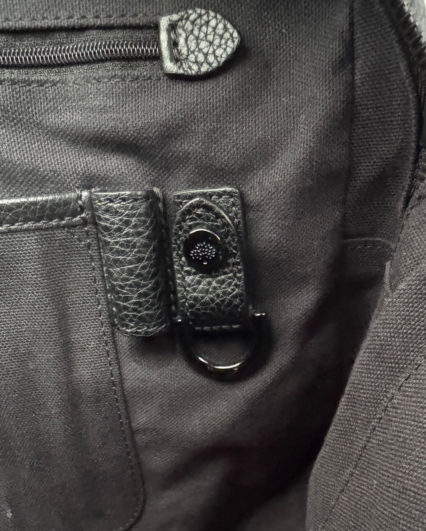 Mulberry Theo Dark Grey Laptop Bag Document Briefcase