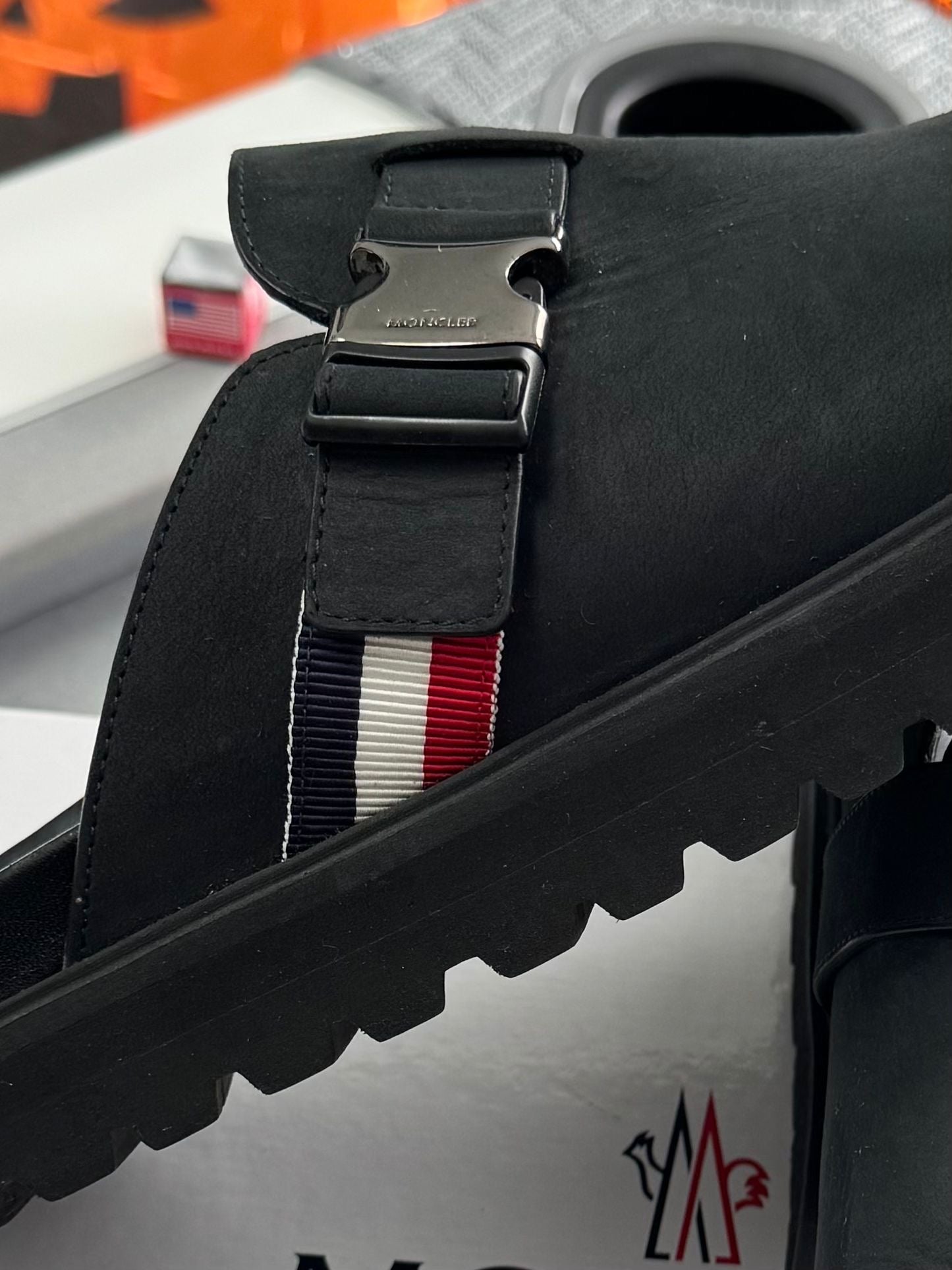 Moncler Black Mon Mules - UK10 (EU44)