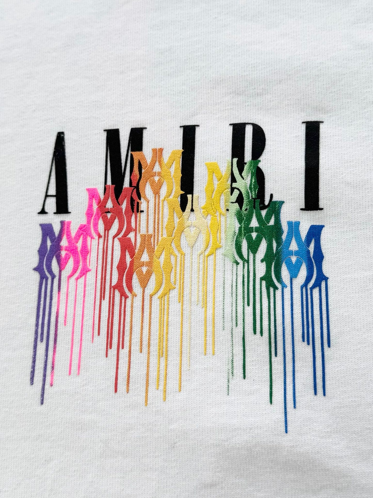 Amiri MA Drip College T Shirt - XL (23.5'' PTP)