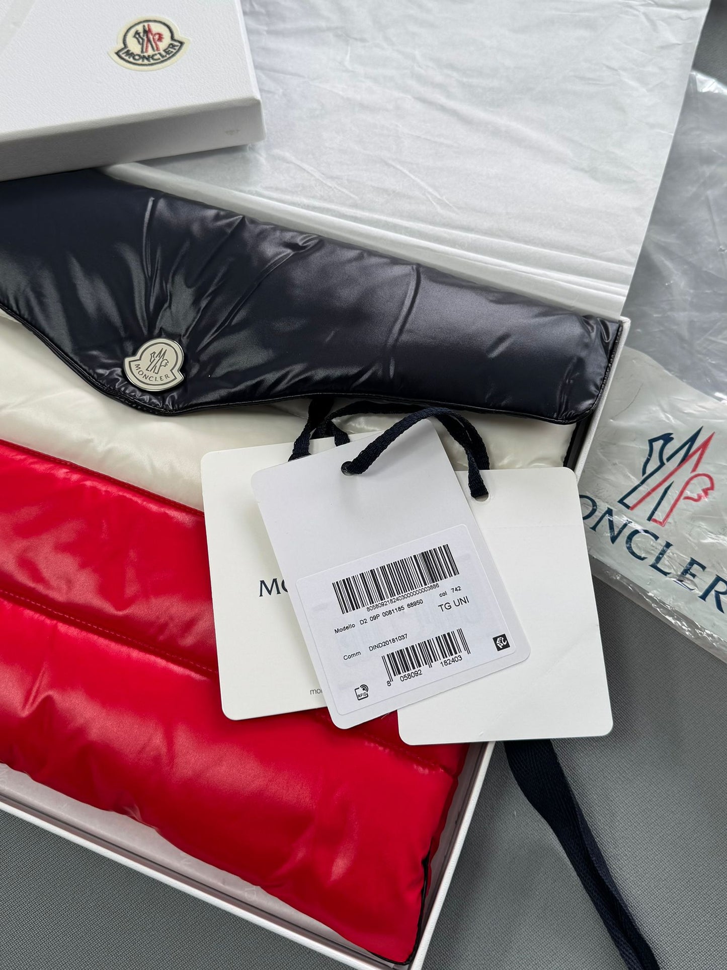 Moncler Busta Piumino Puffer Down Laptop Sleeve Case Clutch - Limited Edition