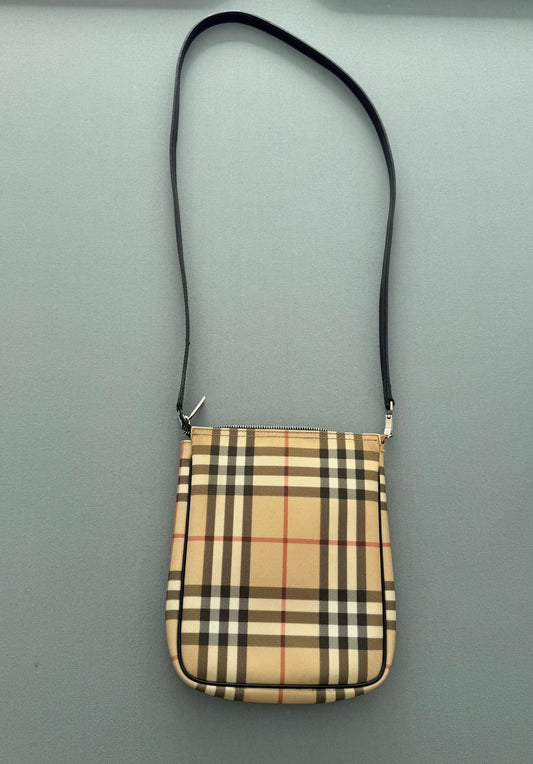 Burberry Nova Check Canvas Crossbody/ Shoulder Bag – Authentic Pre-Loved UK | Westin High End
