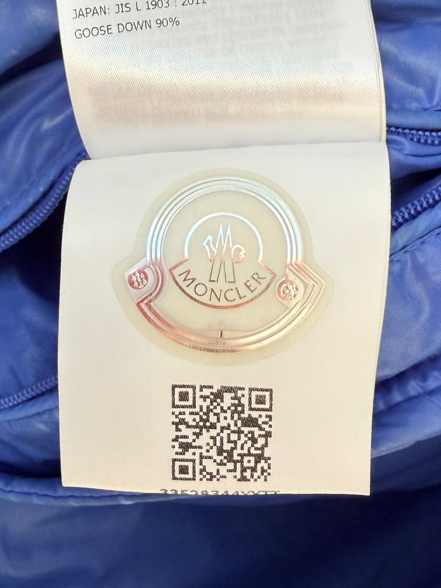 Moncler Lanoux Blue Nylon Hooded Gilet - Size: 6 (25''ptp)