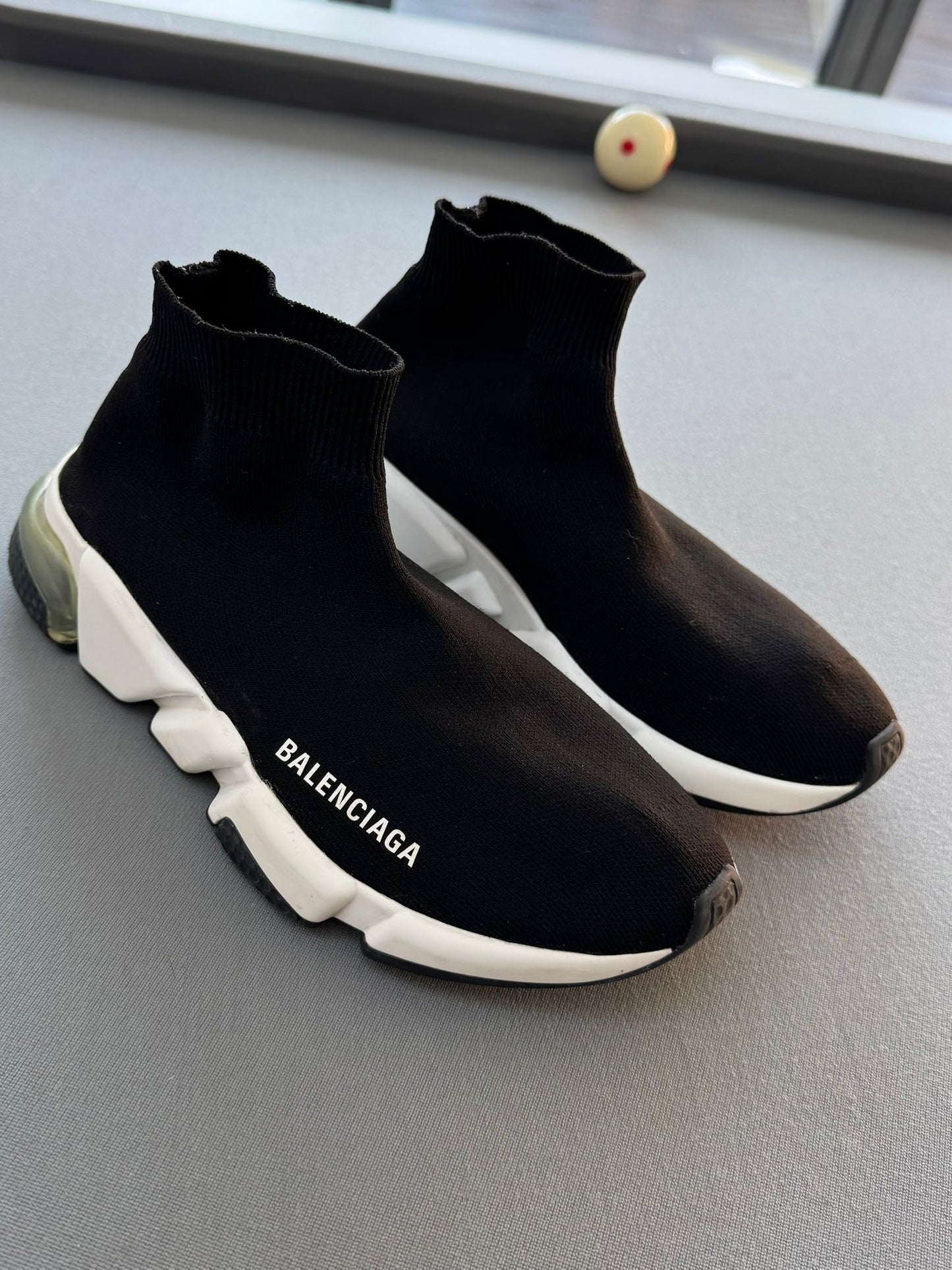 Balenciaga Speed Sock Black Clear Trainers UK 4 (EU37)
