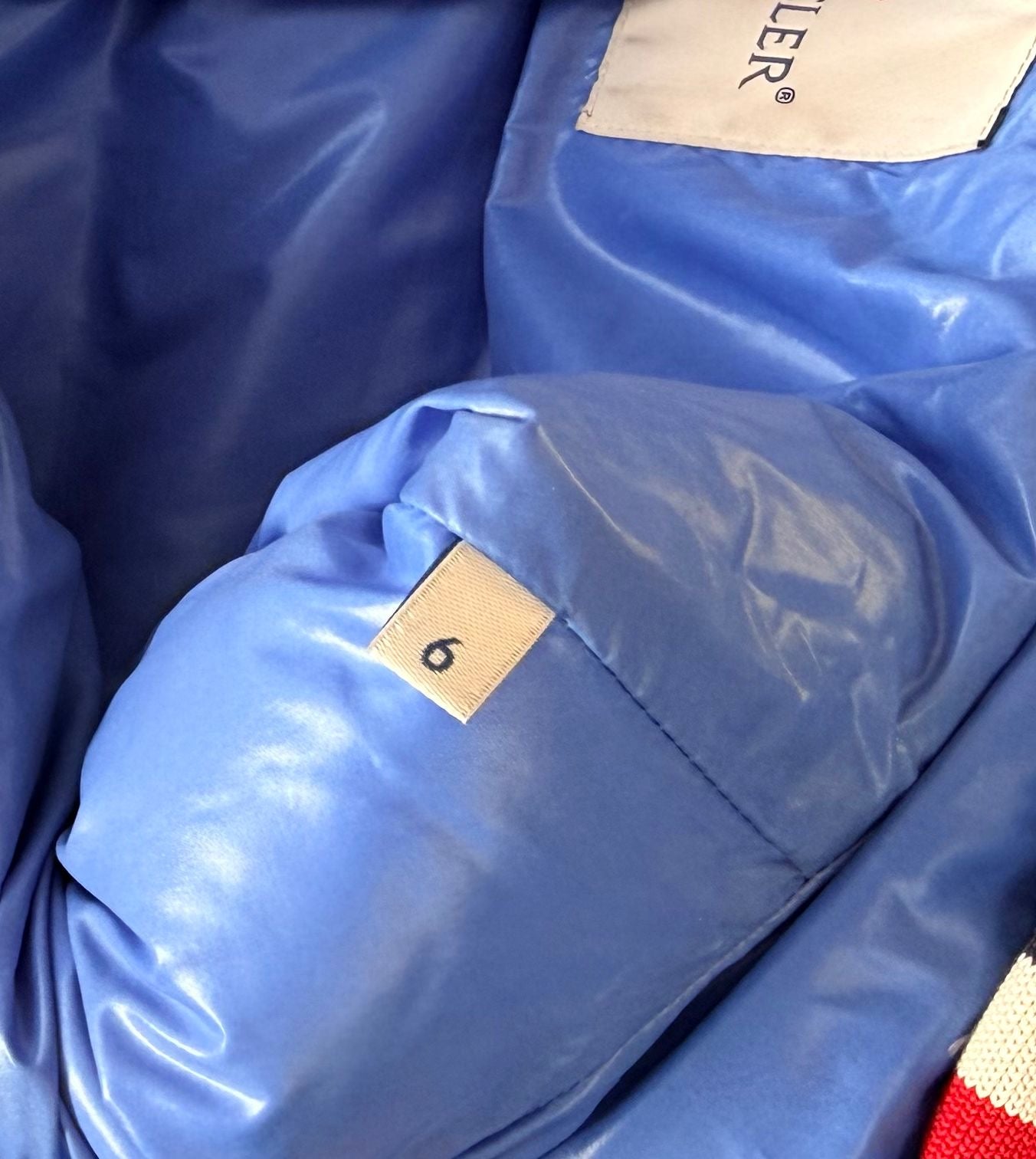 Moncler Lanoux Blue Nylon Hooded Gilet - Size: 6 (25''ptp)