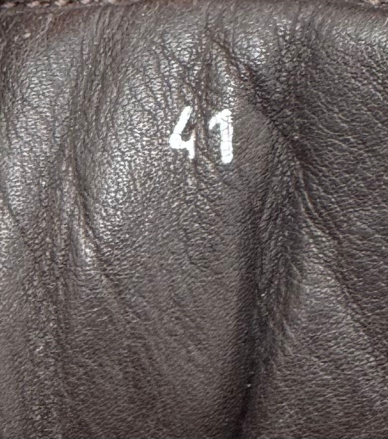 Moncler Brown Suede Combat Boots - EU41 - UK7 (Fit UK8)