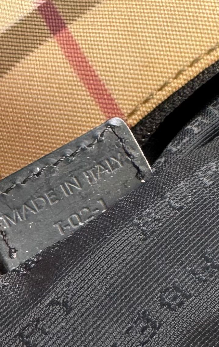 Burberry UPVC Check Tote Bag