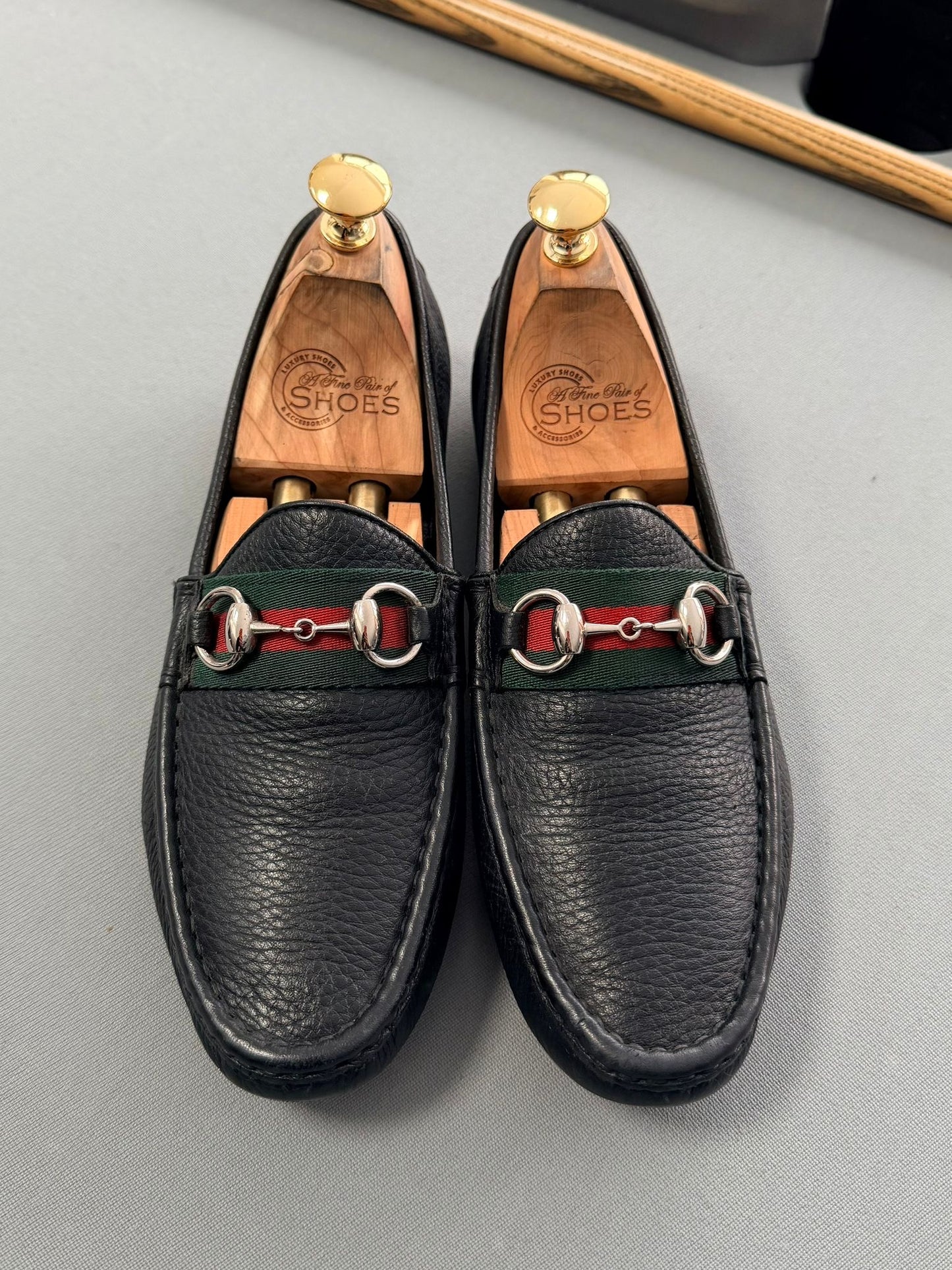 Gucci Horsebit Black Loafers - Size UK6 (EU40)