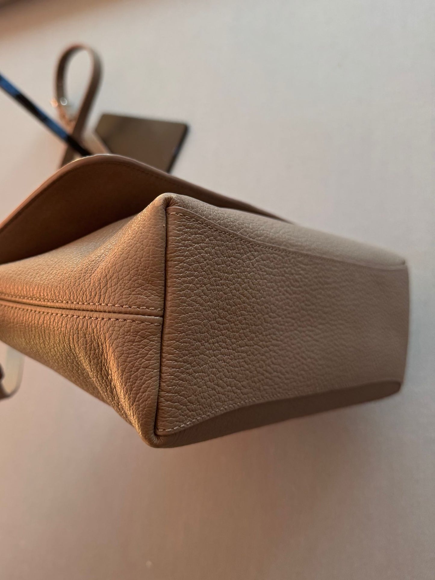 Mulberry Freya Satchel Shoulder/ Crossbody Bag In Taupe