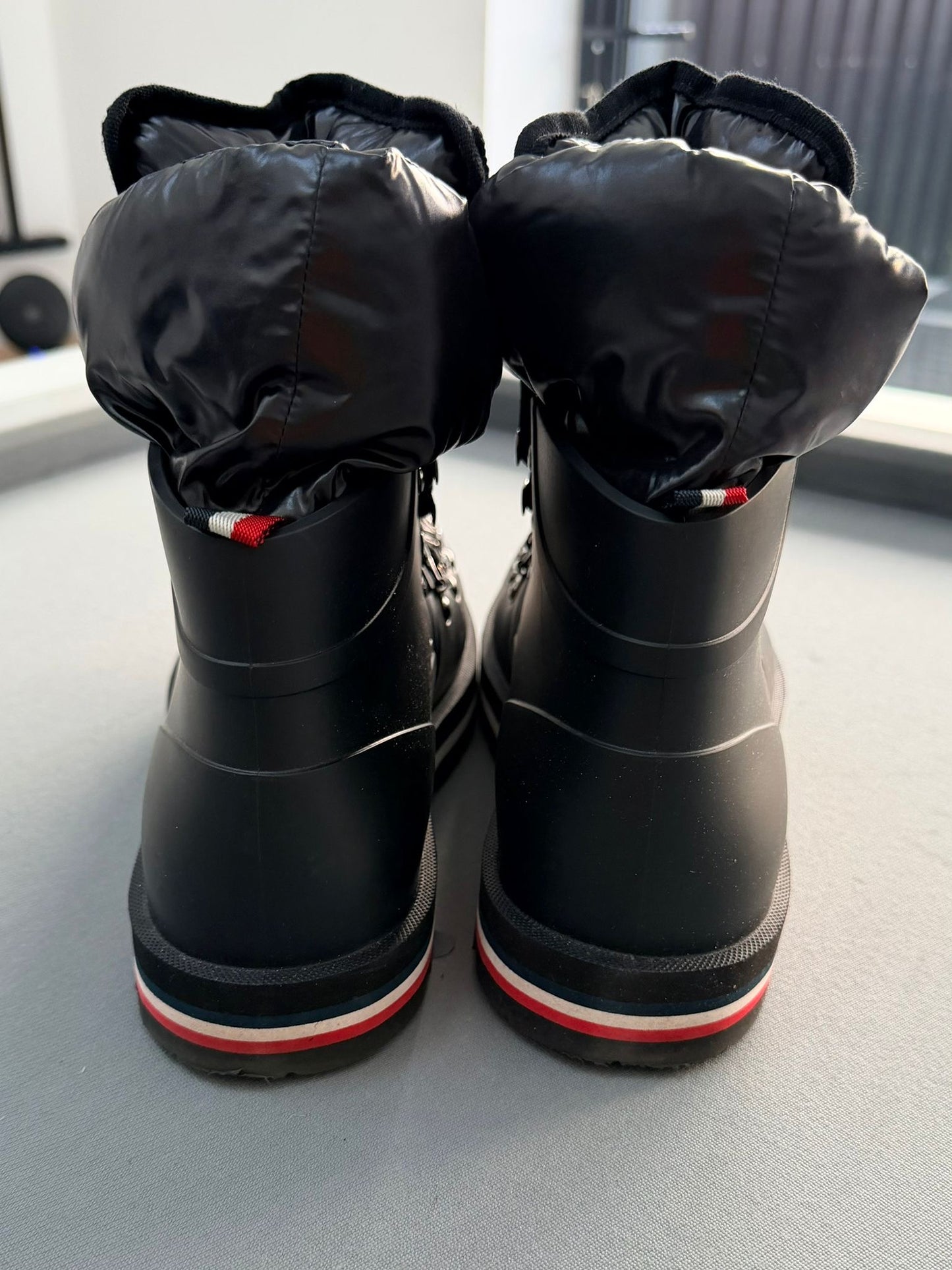 Moncler Inaya Black Hiking Ankle Boots - UK4 (EU37)