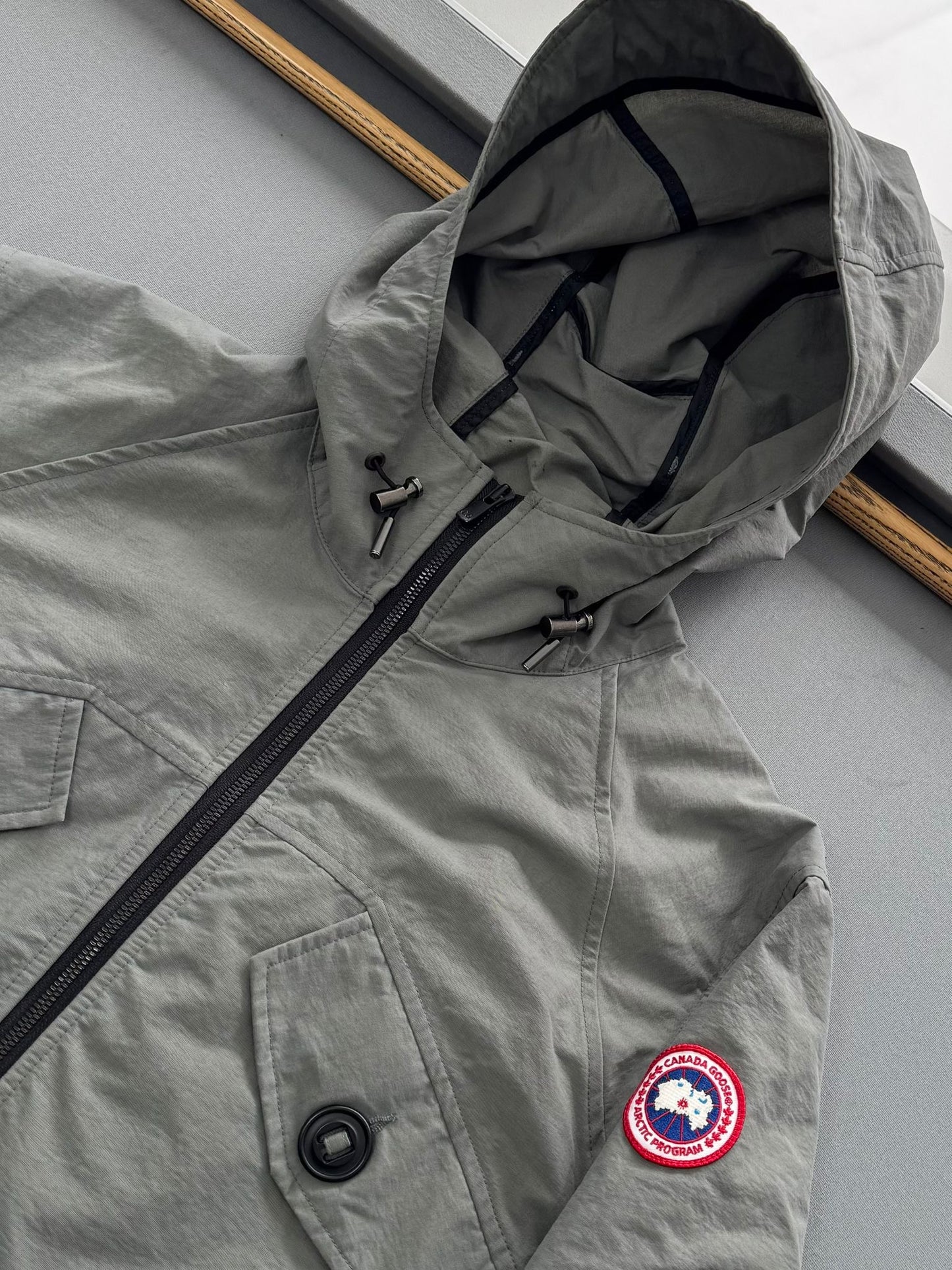 Canada Goose Redstone Grey Jacket - Medium (22''ptp)