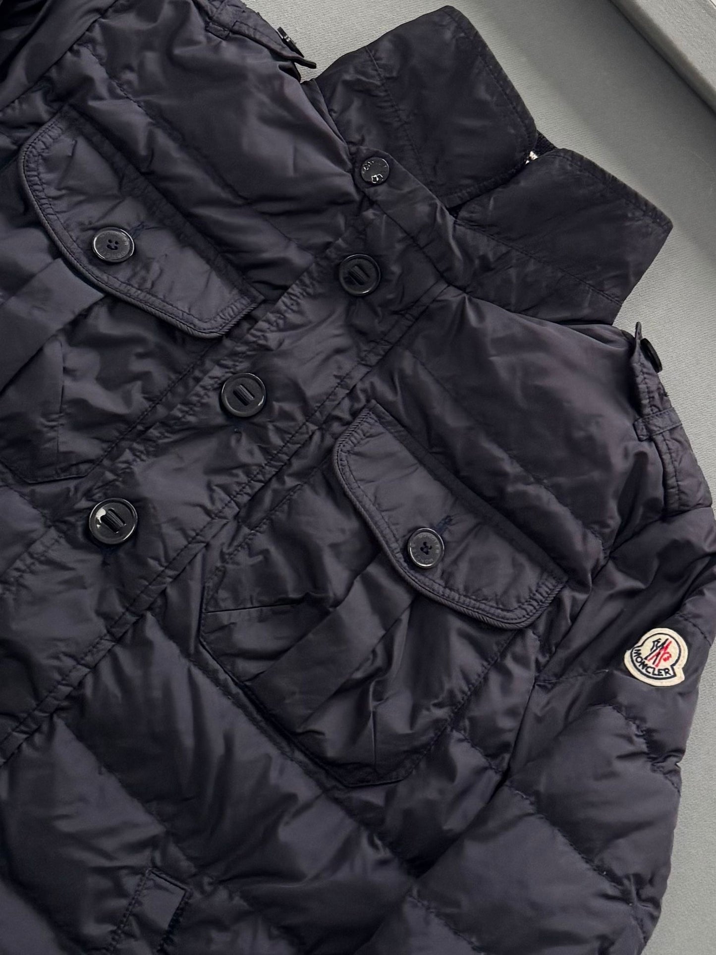 Moncler Navy Mekong Jacket - Size: 2 (22'' PTP)