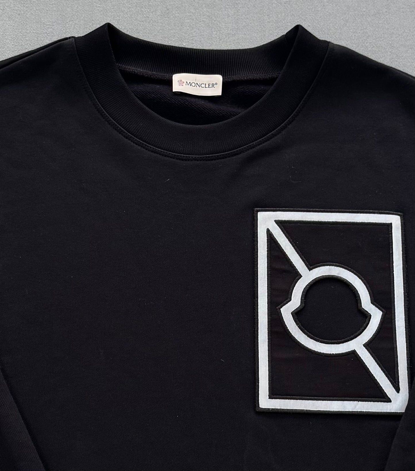 Moncler x Craig Green Ripstop Black Sweater - Large - 22'' PTP