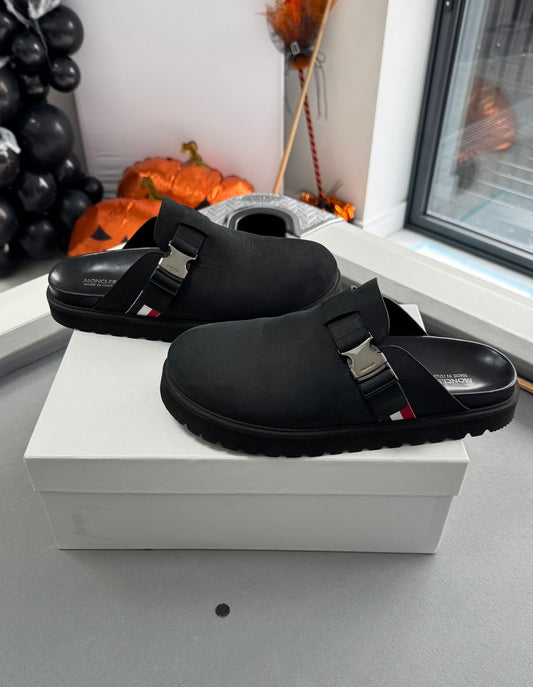 Moncler Black Mon Mules - UK10 (EU44)