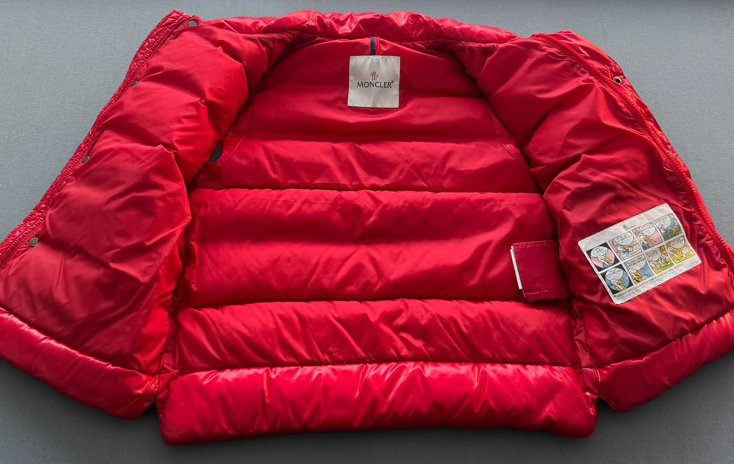 Moncler Red Tib Down Gilet - Age 10