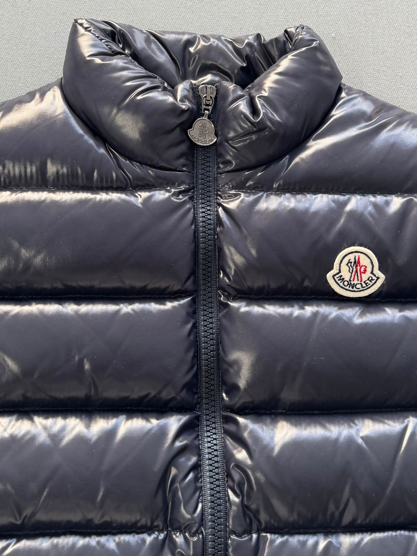 Moncler Ghany Navy Gilet - Size: 2 UK 10 (19''ptp)