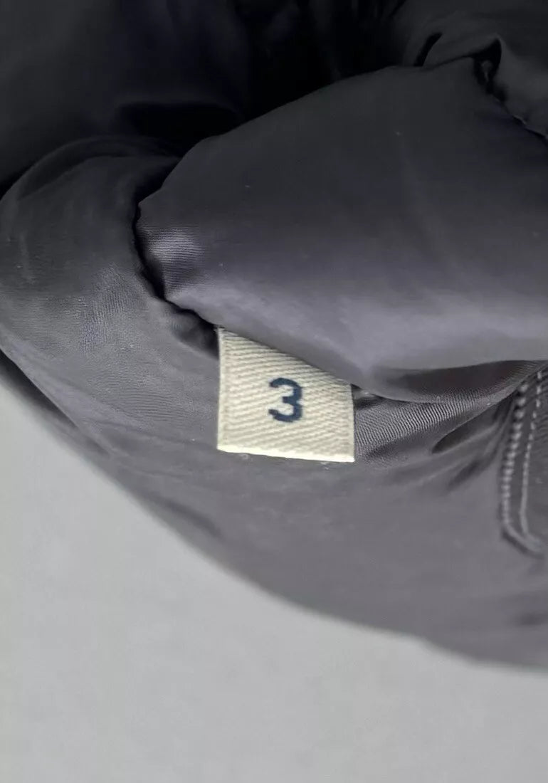 Moncler Navy Amey Down Jacket - Size 3 - UK 10/12 - 19.5” PTP