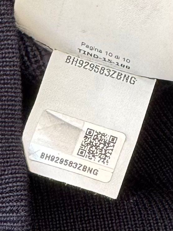 Moncler Navy Tricot Hoodied Contrast Sleeve Cardigan - Medium (21'' ptp)