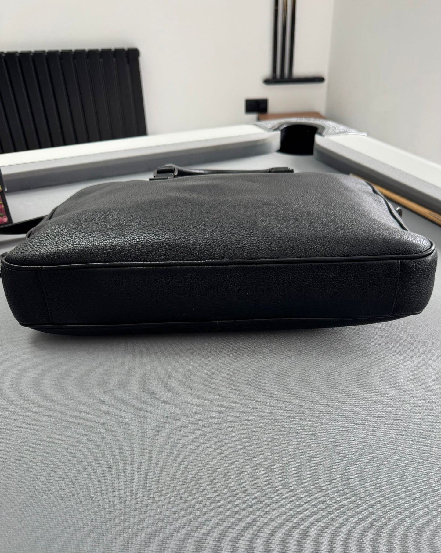 Mulberry Theo Dark Grey Laptop Bag Document Briefcase