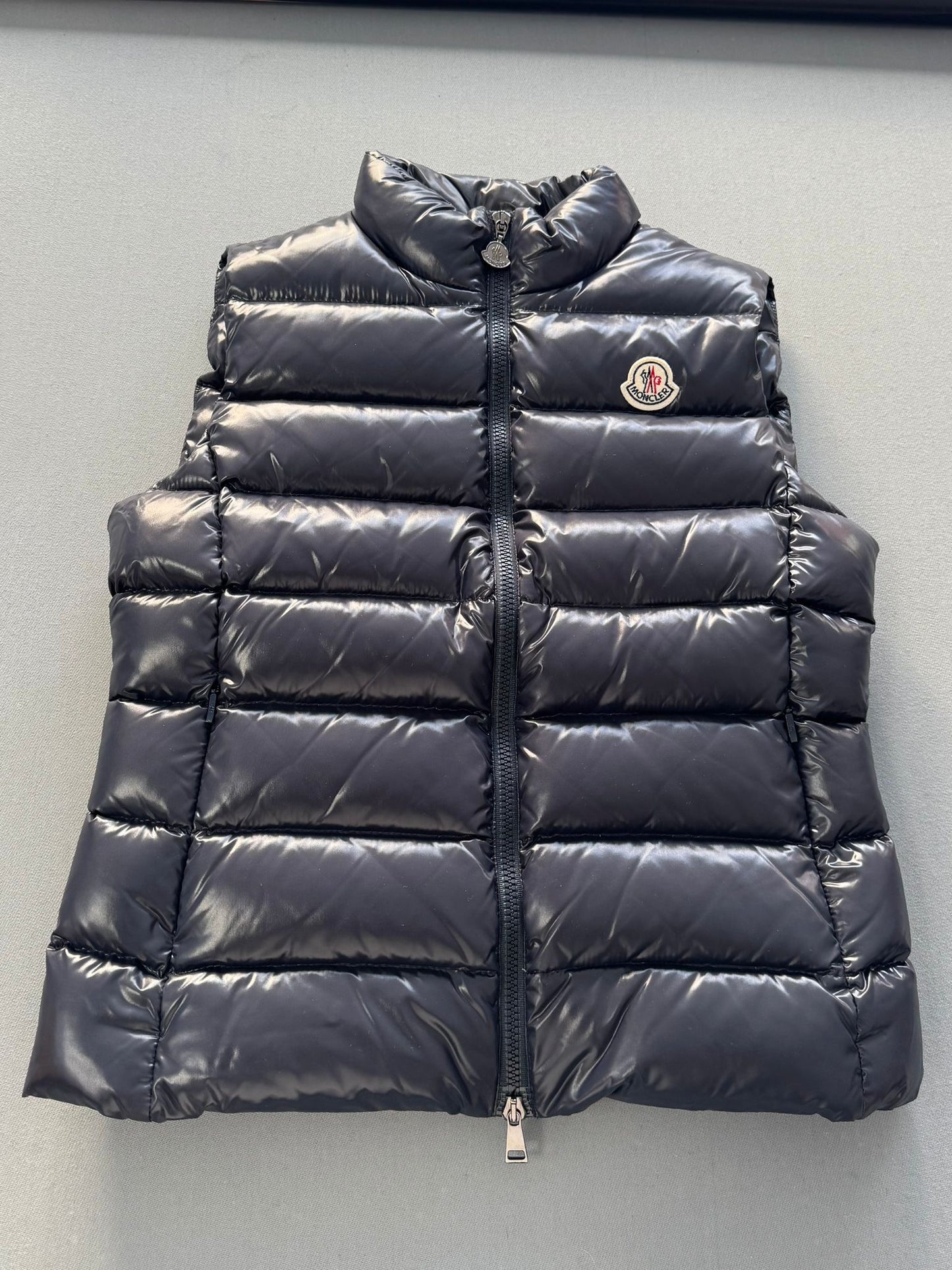 Moncler Ghany Navy Gilet - Size: 2 UK 10 (19''ptp)