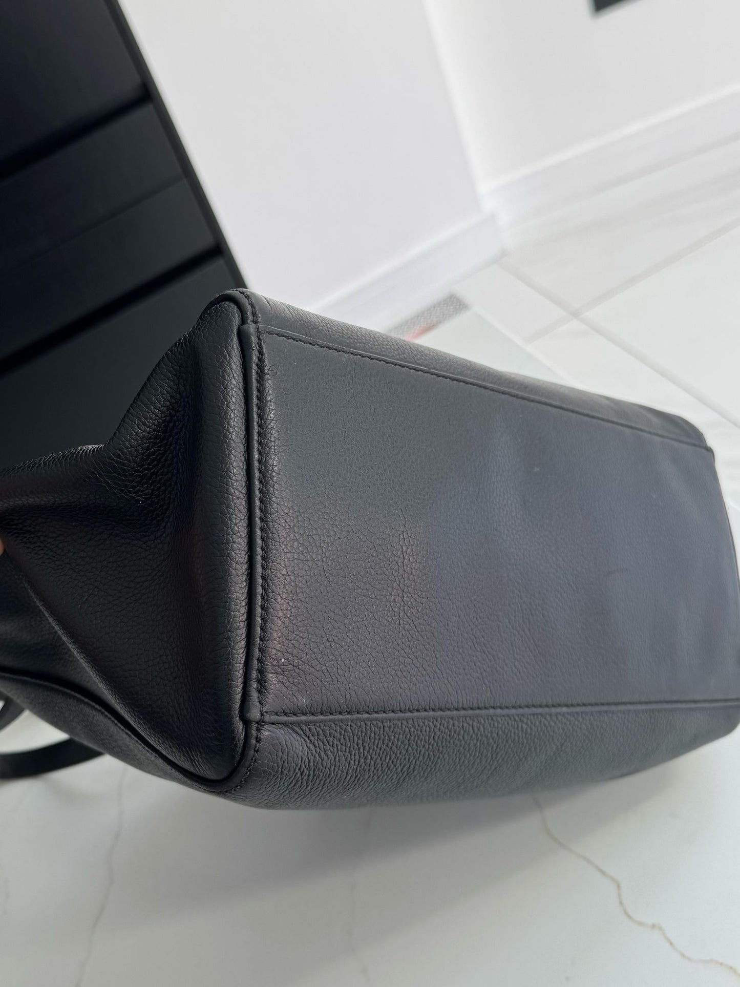 Mulberry Tessie Tote Bag In Black