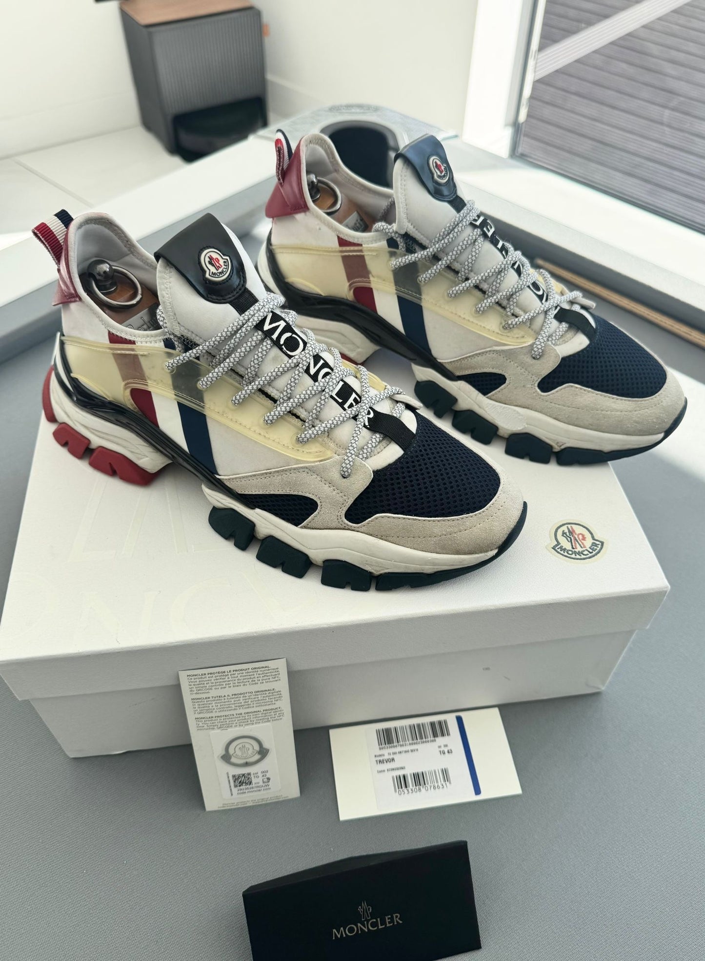 Moncler Trevor Trainers In Box - UK 9 - EU 43