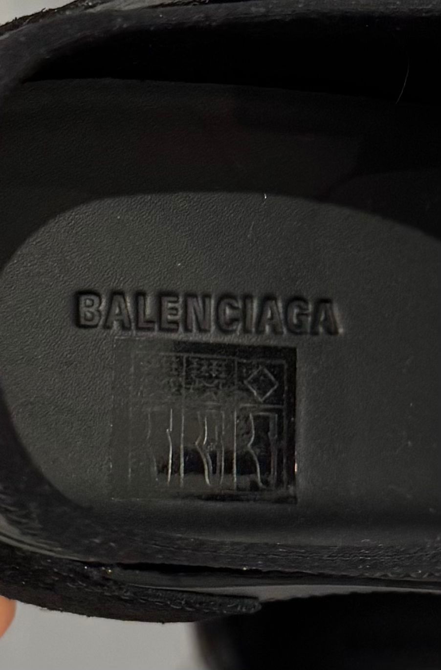 Balenciaga Black Race Runner - Size UK5 (EU38)