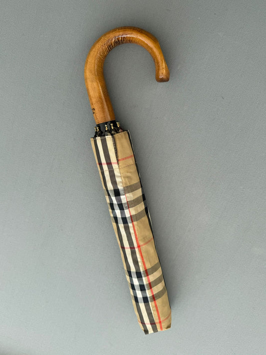 Burberry's Of London Nova Check Vintage Umbrella